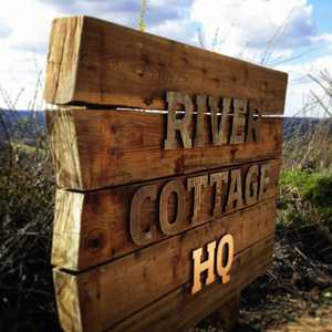River Cottage Wooden Sign