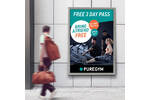 Large 40&quot;x60&quot; Printed Poster Advertising Gym Pass.png