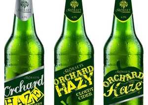 Brand and Logo Design for Palmers Brewery Orchard Haze Cider Bottles